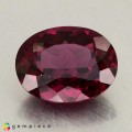 Natural Rhodolite garnet 4.75 Carats Purple Oval 11x9 mm Loose Gemstone - Image 4