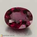 Natural Rhodolite garnet 4.75 Carats Purple Oval 11x9 mm Loose Gemstone - Image 2