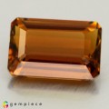 Natural Tourmaline 4.75 Carats Honey Brown Yellow Emerald Cut 12x8 mm Loose Gemstone - Image 5