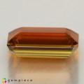Natural Tourmaline 4.75 Carats Honey Brown Yellow Emerald Cut 12x8 mm Loose Gemstone - Image 3
