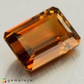 Natural Tourmaline 4.75 Carats Honey Brown Yellow Emerald Cut 12x8 mm Loose Gemstone - Image 6