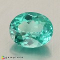 Natural Apatite 1.82 Carats Paraiba Blue Green Oval 8x7 mm Loose Gemstone - Image 3