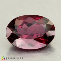 Natural Rhodolite garnet 4.49 Carats Purplish Pink Oval 12x8 mm Loose Gemstone - Image 1
