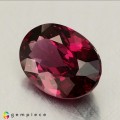 Natural Rhodolite garnet 4.49 Carats Purplish Pink Oval 12x8 mm Loose Gemstone - Image 5