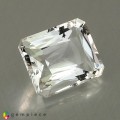 Natural Petalite 8.60 Carats White Emerald Cut 14x12 mm Loose Gemstone - Image 1