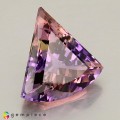 Natural Ametrine 10.23 Carats Purple To Golden Yellow Fancy  17x17 mm Loose Gemstone - Image 5
