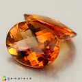 Natural Madeira citrine 15.27 Carats Orange Oval Checker 16x12 mm Loose Gemstone - Image 4