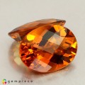 Natural Madeira citrine 15.27 Carats Orange Oval Checker 16x12 mm Loose Gemstone - Image 7