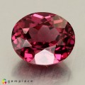 Natural Rhodolite garnet 2.52 Carats Purplish Pink Oval 8x7 mm Loose Gemstone - Image 1