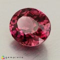 Natural Rhodolite garnet 2.52 Carats Purplish Pink Oval 8x7 mm Loose Gemstone - Image 2