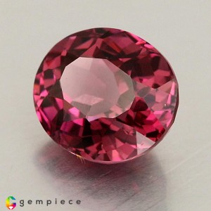 rhodolite garnet  2.52cts - 8x7mm