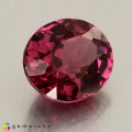 Natural Rhodolite garnet 2.52 Carats Purplish Pink Oval 8x7 mm Loose Gemstone - Image 4