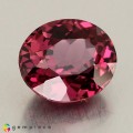 Natural Rhodolite garnet 2.52 Carats Purplish Pink Oval 8x7 mm Loose Gemstone - Image 5