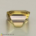 Natural Zircon 4.09 Carats Honey Yellow Emerald 9x7 mm Loose Gemstone - Image 4