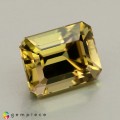 Natural Zircon 4.09 Carats Honey Yellow Emerald 9x7 mm Loose Gemstone - Image 6