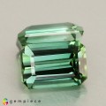 Natural Tourmaline 3.55 Carats Green Emerald 7x5 mm Loose Gemstone - Image 1