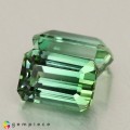 Natural Tourmaline 3.55 Carats Green Emerald 7x5 mm Loose Gemstone - Image 2