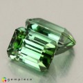 Natural Tourmaline 3.55 Carats Green Emerald 7x5 mm Loose Gemstone - Image 3