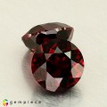 Natural Rhodolite garnet 5.08 Carats Reddish Pink Round 8x6 mm Loose Gemstone - Image 2