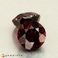 Natural Rhodolite garnet 5.08 Carats Reddish Pink Round 8x6 mm Loose Gemstone - Image 3