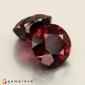 Natural Rhodolite garnet 5.08 Carats Reddish Pink Round 8x6 mm Loose Gemstone - Image 7