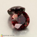 Natural Rhodolite garnet 5.08 Carats Reddish Pink Round 8x6 mm Loose Gemstone - Image 8