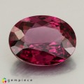 Natural Rhodolite garnet 4.67 Carats Purplish Pink Oval 12x10 mm Loose Gemstone - Image 1