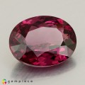 Natural Rhodolite garnet 4.67 Carats Purplish Pink Oval 12x10 mm Loose Gemstone - Image 5