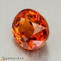 Natural Spessartite garnet 2.49 Carats Mandarin Orange Oval 8x7 mm Loose Gemstone - Image 3