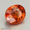 Natural Spessartite garnet 2.49 Carats Mandarin Orange Oval 8x7 mm Loose Gemstone - Image 7