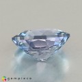Natural Apatite 0.93 Carats Steel Blue Oval 7x6 mm Loose Gemstone - Image 4