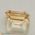 Natural Zircon 3.61 Carats Champagne Emerald Cut 9x7 mm Loose Gemstone - Image 3