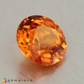 Natural Spessartite garnet 1.17 Carats Fanta Orange Round 6x4 mm Loose Gemstone - Image 4