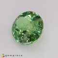 Natural Grossular garnet 4.84 Carats Mint Green Oval 11x10 mm Loose Gemstone - Image 3