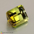 Natural Tourmaline 3.98 Carats Greenish Yellow Emerald Cut 9x8 mm Loose Gemstone - Image 3