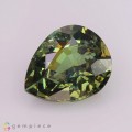 Natural Demantoid garnet 4.55 Carats Green Pear 11x9 mm Loose Gemstone - Image 1