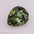 Natural Demantoid garnet 4.55 Carats Green Pear 11x9 mm Loose Gemstone - Image 7