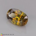 Natural Sphene 2.98 Carats Honey Green Oval 11x7 mm Loose Gemstone - Image 3