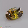 Natural Sphene 2.98 Carats Honey Green Oval 11x7 mm Loose Gemstone - Image 5