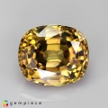 Natural Zircon 7.54 Carats Honey Yellow Cushion 11x10 mm Loose Gemstone - Image 7