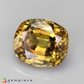 Natural Zircon 7.54 Carats Honey Yellow Cushion 11x10 mm Loose Gemstone - Image 2