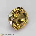 Natural Zircon 7.54 Carats Honey Yellow Cushion 11x10 mm Loose Gemstone - Image 5