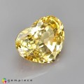 Natural Sapphire 3.69 Carats Yellow Heart  10x8 mm Loose Gemstone - Image 6