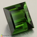 Natural Tourmaline 4.70 Carats Green Rectangle  10x9 mm Loose Gemstone - Image 4