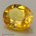 Natural Sapphire 2.46 Carats Yellow Oval 9x8 mm Loose Gemstone - Image 3