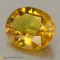 Natural Sapphire 2.46 Carats Yellow Oval 9x8 mm Loose Gemstone - Image 4
