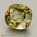 Natural Zircon 5.05 Carats Honey Green Cushion 10x9 mm Loose Gemstone - Image 2
