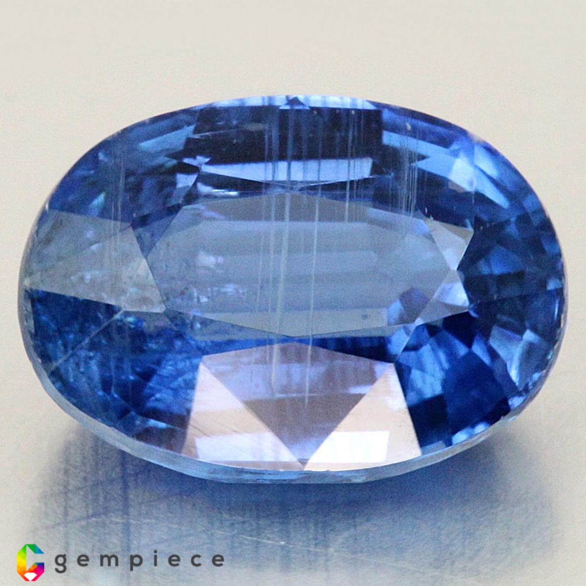 Oval Mohshärte 9,0 1 synthetischer Stein 11x9 mm Blue Spinell #13 Corundum 