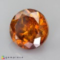 Natural Sphalerite 14.46 Carats Orange Round 13x10 mm Loose Gemstone - Image 3