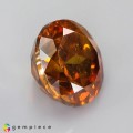 Natural Sphalerite 14.46 Carats Orange Round 13x10 mm Loose Gemstone - Image 5